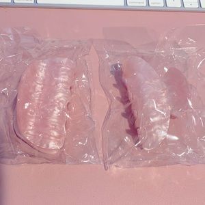2pk Pink Marble Hair Clip